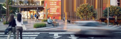 SHOPPING CENTER AND NEW PHASES OF RESIDENTIAL COMPLEX LESNAYA POLYANA
