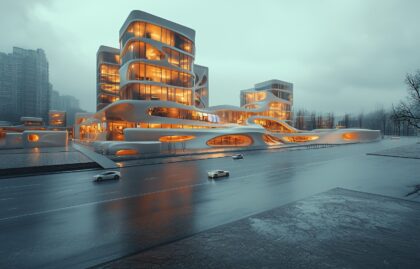 Kyiv, new residential area “15 minutes city”